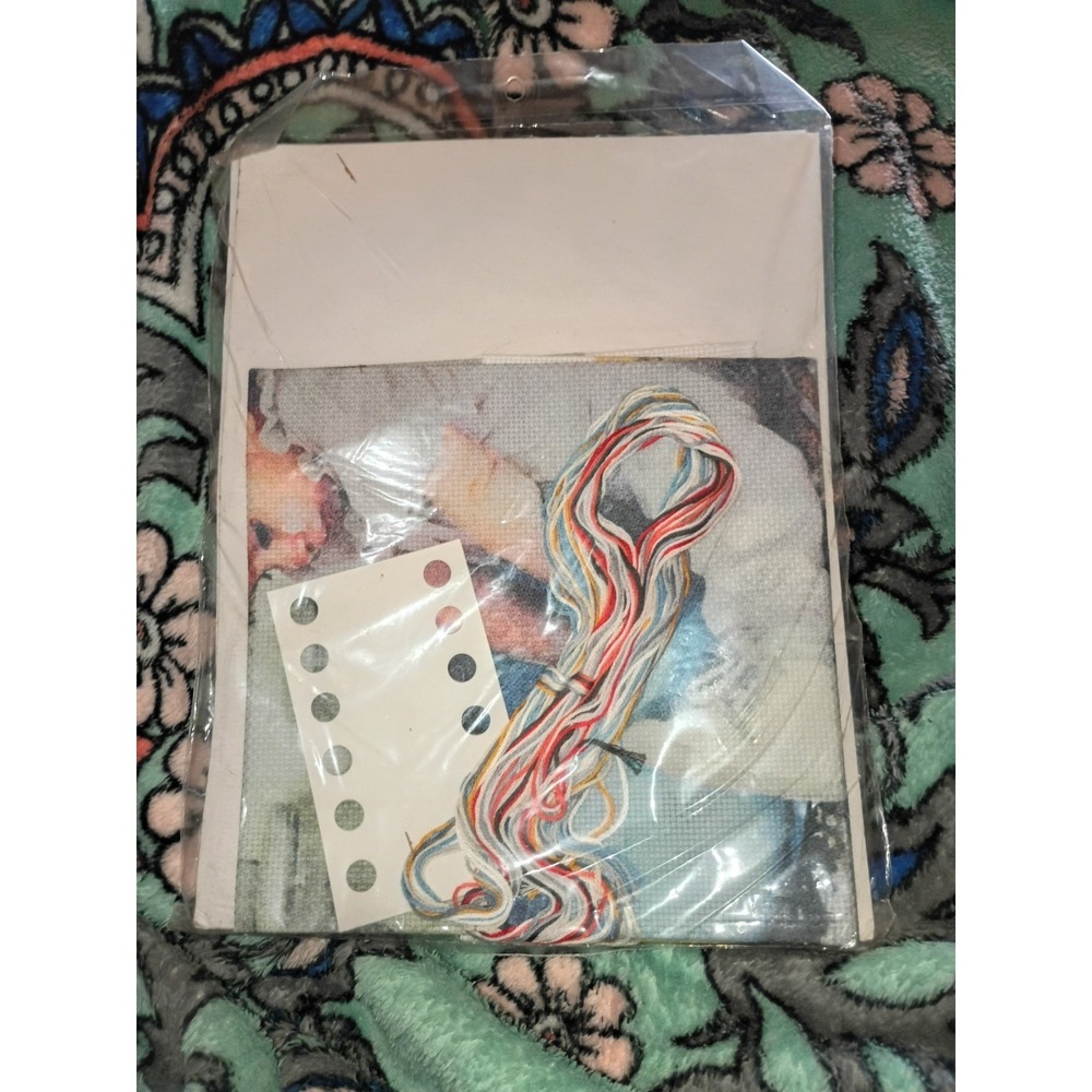 Janlynn Embellished Counted Cross Stitch Kit Unopened Cookies for Daddy Sewing - Picture 5 of 5